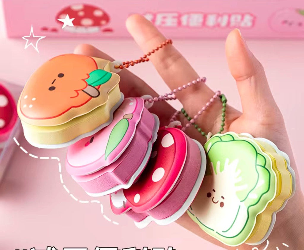 Tiny Cheerful Memo Mates - Kawaii sticky notes