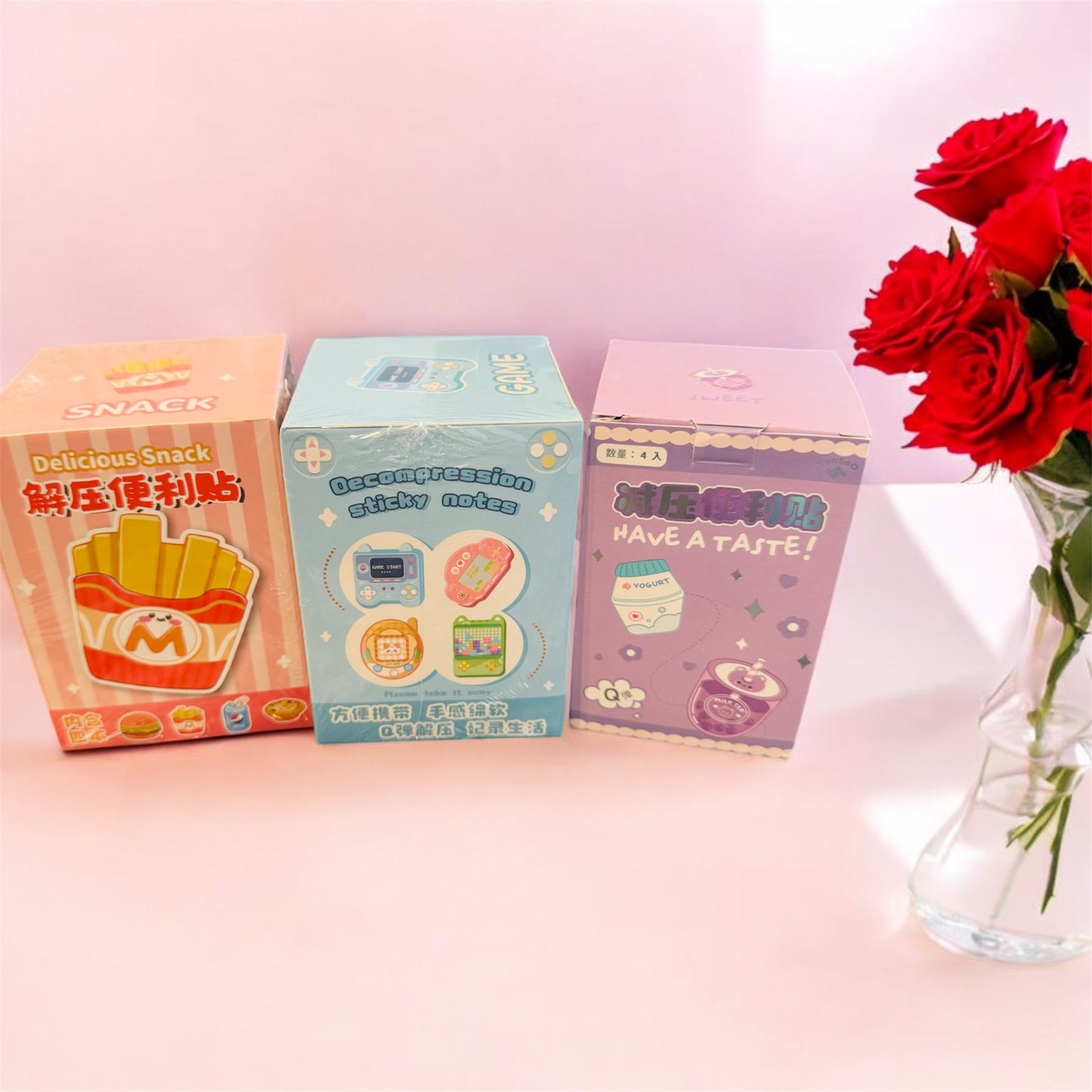 Tiny Cheerful Memo Mates - Kawaii sticky notes